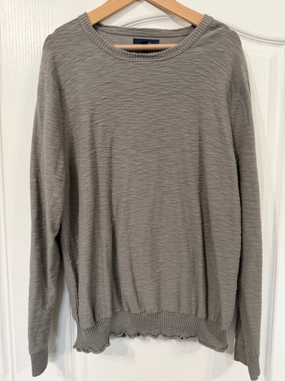 1901 Men's Crewneck Sweater in Light Gray